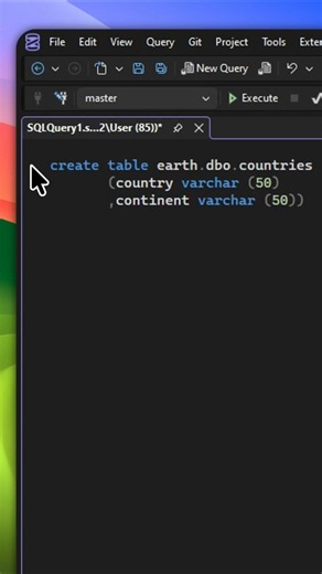 How to create a table in SQL