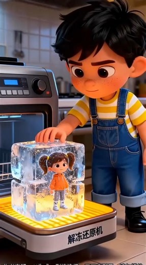 The Ice Cube Adventure Inside a Cold Drink ❄️😂 | Funny Cartoon Story