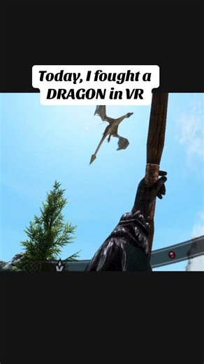Skyrim VR is amazing #skyrim #skyrimmods #gaming #vr #vrgames #metaquest3s #pc