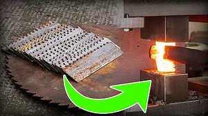 2.3M views · 9.9K reactions | Making a Twisted Sawblade Damascus Ring  #forging #blacksmithing | Black Beard Projects | Facebook