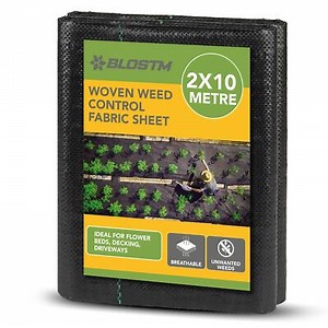 BLOSTM Weed Control Fabric Sheet Heavy Duty Grass Membrane Ground Cover 2m x 10m  | eBay UK