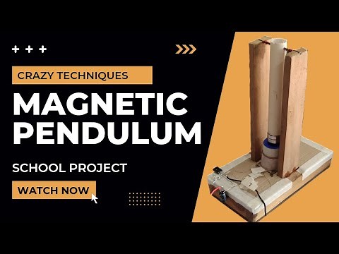 Magnetic Pendulum #how to make electric magnetic pendulum ‪@crazytechniques‬