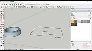 35 Sketchup模型绘制基础——Sketchup路径跟随