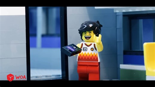 Lego定格动画，火车僵尸来袭！