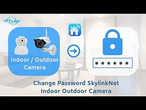 Changing the password of the SkylinkNet Camera, Model WC-400PH / WC-510PH