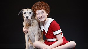 Leapin’ lizards! Young actress loves being ‘Annie’