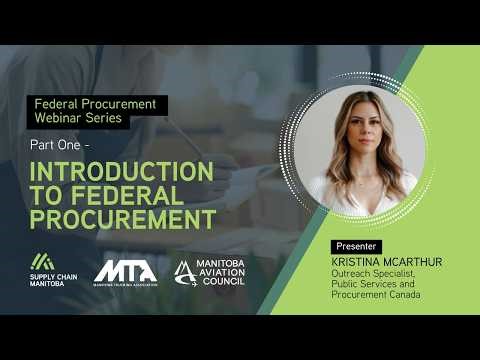 Introduction to Federal Procurement | Procurement Webinar Series – Part 1