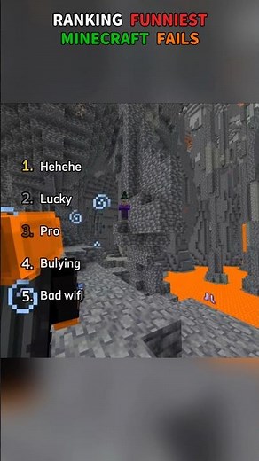 Funniest minecraft fails😂😭