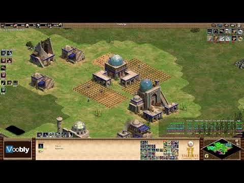 Voobly AOE2 1.6: Arena, 3 vs 3 team game