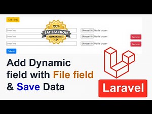 How to Add Dynamic Input field with File field and Save Data in DB in Laravel | Add Dynamic Fields