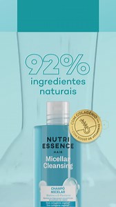 Novidade exclusiva Wells para toda a família 😍! Conhece o novo Nutri Essence Champô Mineral por APENAS 4,99€, com 92% de ingredientes naturais e com uma ação suavizante. Disponível nas lojas Wells e em wells.pt! 💙 | Wells