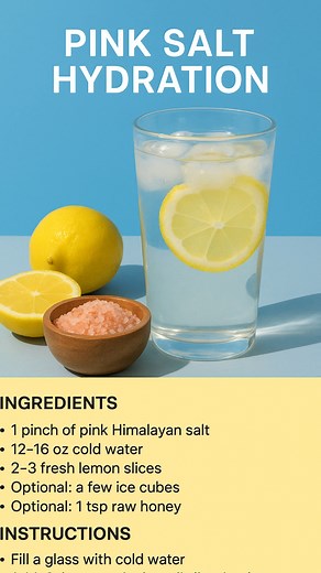 21K views · 138 reactions | Pink Salt Hydration Recipe (Simple &...