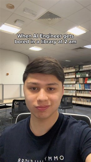 When AI Engineers get bored in a library at 2 am
