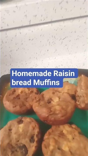 Homemade Raisin bread Muffins with a twist. #food #cooking #snacks