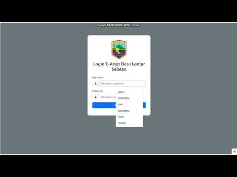 E-Arsip data penduduk dan inventaris