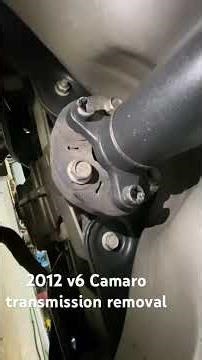 2012 Camaro transmission removal #automobile #bodyshopsale #diy