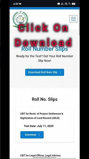 ETEA Roll Number Slip Download Guide | PST Test 2025 Roll No Slip Kaise Check Karein? #etea2025