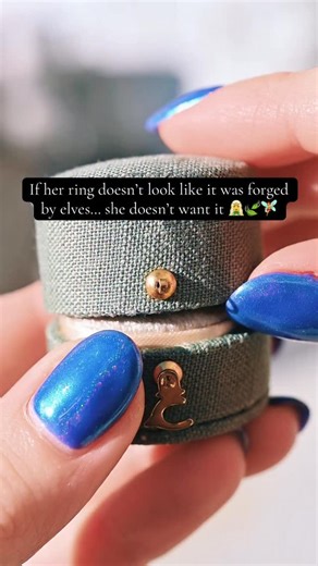 📖 She always belonged to another world ✨🌙 #bookishbride #elvenring #fantasycore | Aquamarise