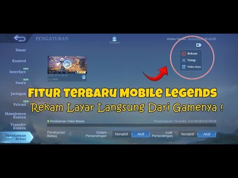 CARA REKAM LAYAR GAME MOBILE LEGENDS TANPA APLIKASI | FITUR TERBARU MLBB