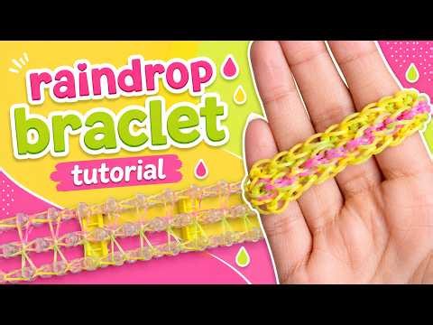 Easy Raindrop Rainbow Loom Bracelet Tutorial 🌈 Step-by-Step for Beginners