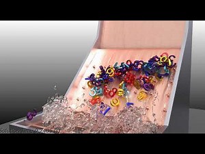 STAR CCM+混相流/流体シミュレーション（CFD) 凹凸DEM使用の流体連成解析