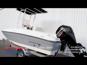 Focused on Fishability: Bayliner Element 18 Fish