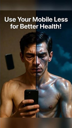 Use Your Mobile Less for Better Health!