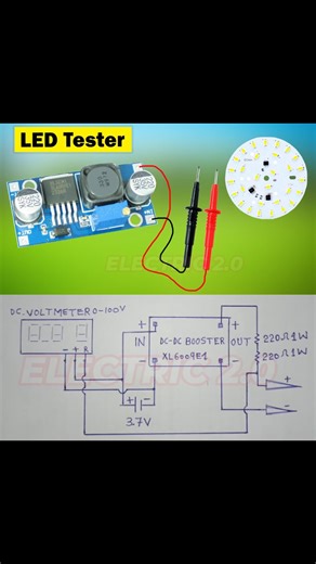7.7K views · 56 reactions | Make A Auto Volt Led Tester | Electric 2.0 | Facebook