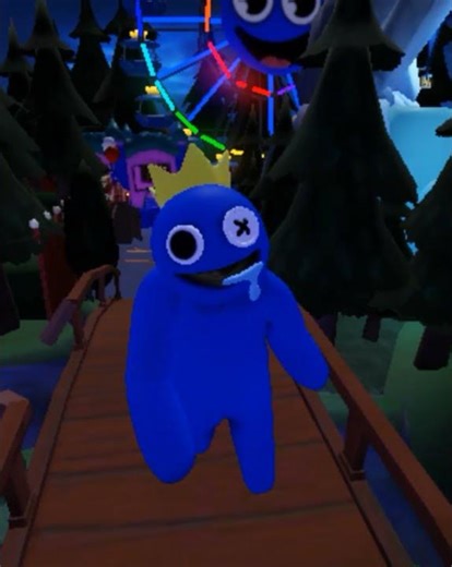 Rainbow Friends Chapter 2 Blue Monster Rp #roblox #rainbowfriends