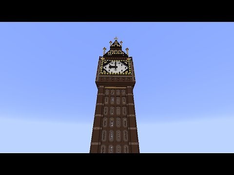 Minecraft Big Ben Build with Chimes (DOWNLOAD NOW AVAILABLE!)