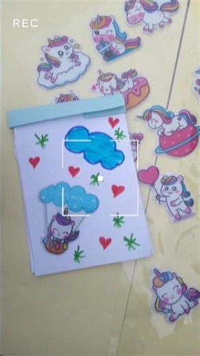 How to make a simple easy dairy 📑#shorts #like #art #craft #treding