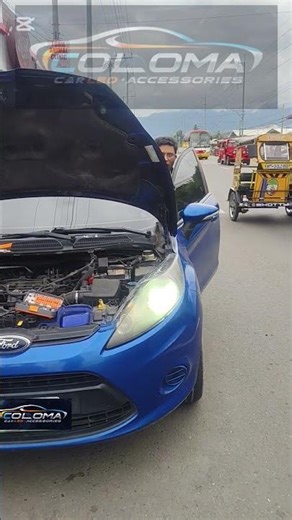 ford fiesta 2012 led headlight upgrade by maxbeam low and high beam