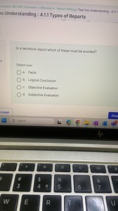 unication (BC108)-Semester I/ \#Module 4 : Report Writing/ Test... | Filo