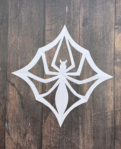 How to Create a Paper Spider Craft