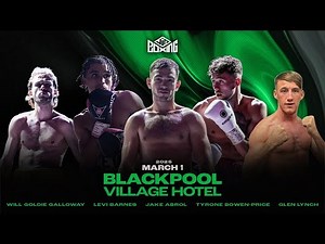 Live professional boxing from Blackpool (1.3.2025)