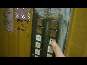 Fahrt im alten Aufzug in Frankfurt/Oder