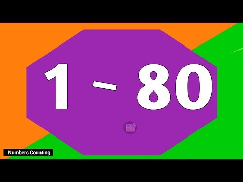 1 to 80 || Counting for kids || learn 123 || counting 1 to 80 || kids space video