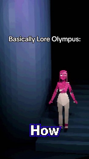 you are so much taller than me #webtoonambassador #loreolympus #lowpoly #webtoon