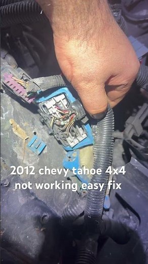 2012 chevy tahoe transfer case not working easy fix 4x4