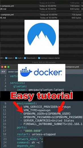 How to Install NordVPN in a Docker Container #shorts