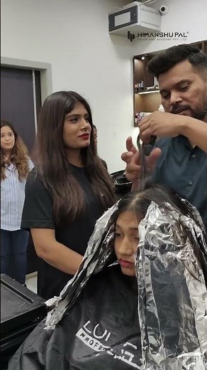 Hands-On Hairdressing Training: Students Create Stunning Looks on Real Models