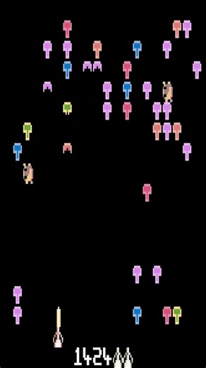 Centipede (1995) #retrogamingloft #centipede #gameboycolor