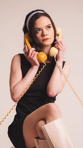 Retro 60s Fashion Photoshoot Transformation at Caviar Studios