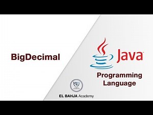 15 - BigDecimal : Java (Darija)