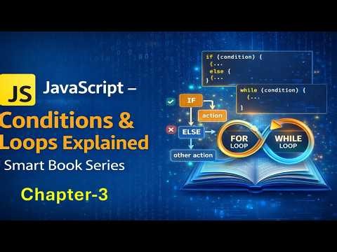 JavaScript – Conditions & Loops | Smart Book Series (Chapter 3)