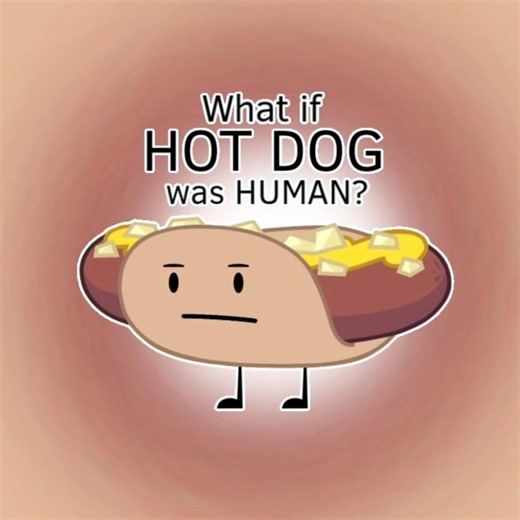 What if Hot Dog from BFDIE was HUMAN? ‎⁨‪@BFDI‬ #shorts #bfdi