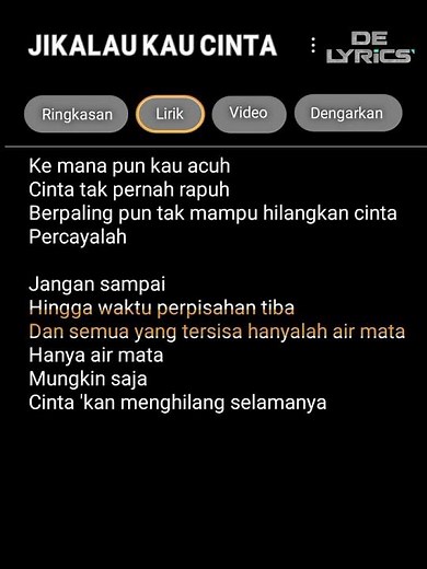JIKALAU KAU CINTA #jikalaukaucinta #judika #liriklagu #overlaylyrics #liriklaguviral #fypシ #viral