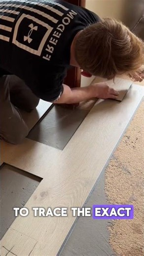 The Ultimate Flooring Hack for Perfect Door Frame Cuts! 🛠️