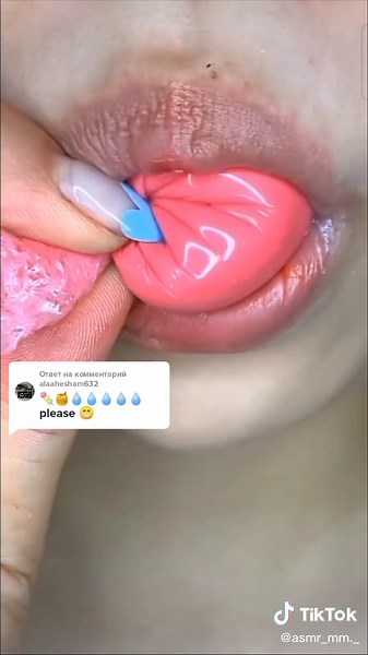 Captivating ASMR Close-Up with Colorful Treats