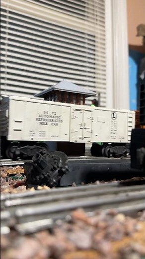 Adding the Milk car to the train #lioneltrains